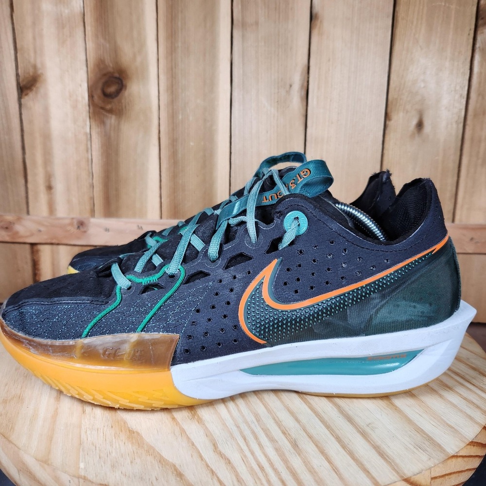 Nike ZoomX G.T. Cut 3 Shoes Mens 11.5 Black Basketball Sneakers DV2913-001